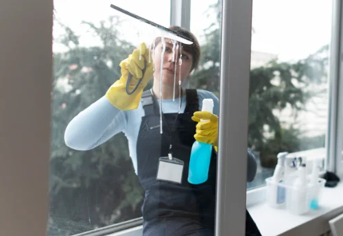 Nettoyage de vitres intérieures et extérieures à Grand-Camp